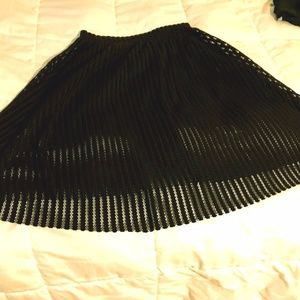 Fun and twirly black skirt